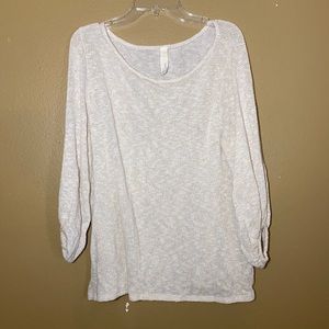 Cream and gold sweater